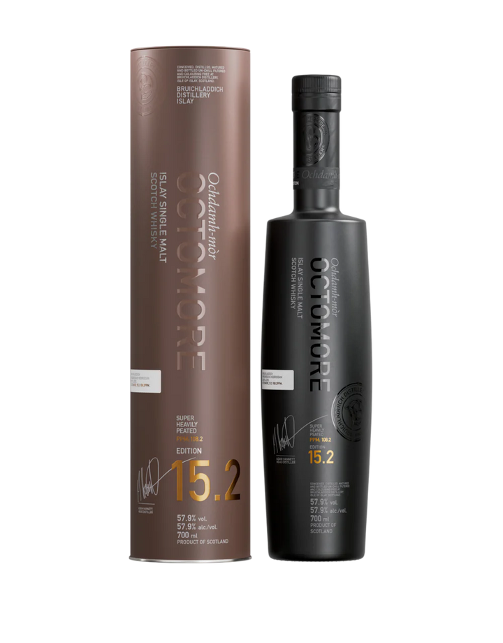 Bruichladdich Islay Single Malt Scotch Whisky Octomore Edition 15.2 