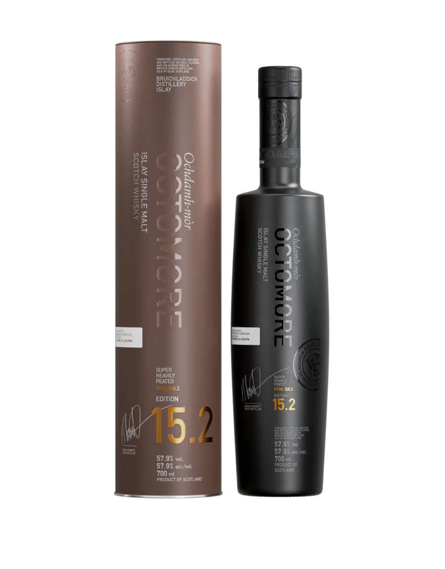 Bruichladdich Islay Single Malt Scotch Whisky Octomore Edition 15.2 