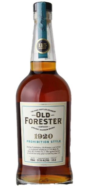 Old Forester Kentucky Straight Bourbon Whiskey 1920 Prohibition Style 