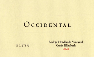 2021 Occidental Pinot Noir Bodega Headlands Vineyard Cuvée Elizabeth