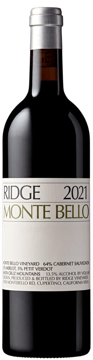 2021 Ridge Vineyards Monte Bello Santa Cruz Mountains