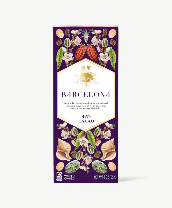 Vosges Chocolate Barcelona Exotic Chocolate Bar 3 oz.