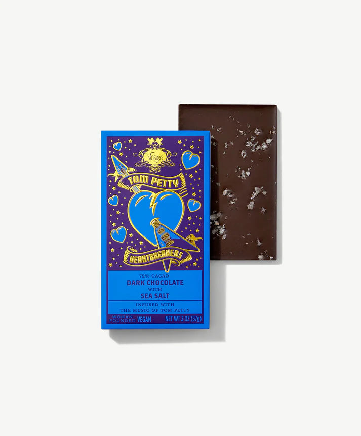 Vosges Chocolate Tom Petty x Vosges Sea Salt and Dark Chocolate Bar 