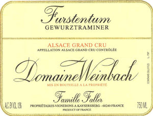 Domaine Weinbach Gewurztraminer Furstentum Grand Cru