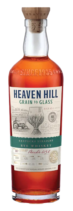 Heaven Hill Kentucky Straight Rye Whiskey Grain to Glass 750ML