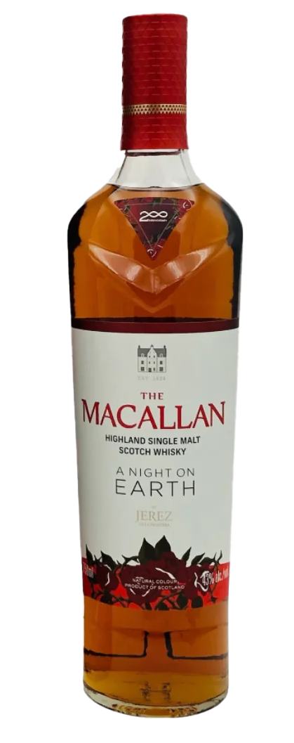 The Macallan Highland Single Malt Scotch Whisky A Night on Earth in Jerez