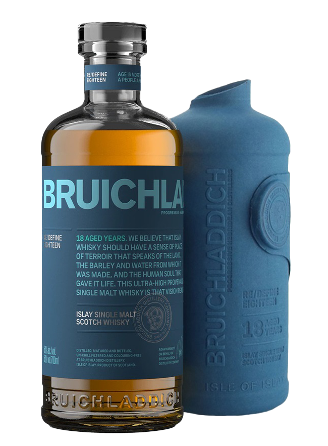 Bruichladdich Islay Single Malt Scotch Whisky Re/Define Aged 18 Years