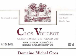 Domaine Michel Gros Clos Vougeot Grand Cru