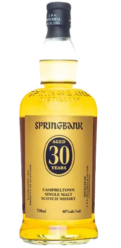 Springbank Campbeltown Single Malt Scotch Whisky 30 Year