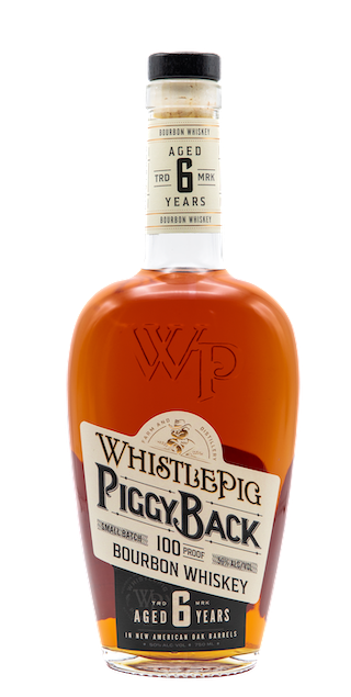 Whistlepig Bourbon Whiskey Piggy Back Aged 6 Years 1.0L