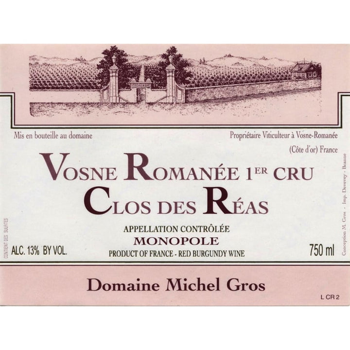 2018 Domaine Michel Gros Vosne Romanee Clos des Reas 1er Cru